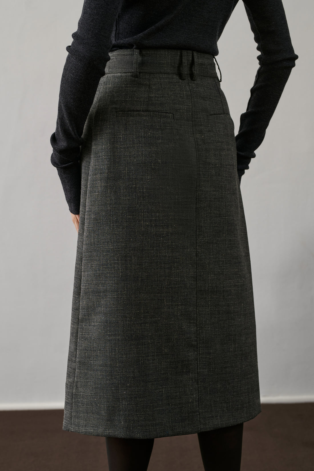 Jupe Varna - Gris Chiné - Femme