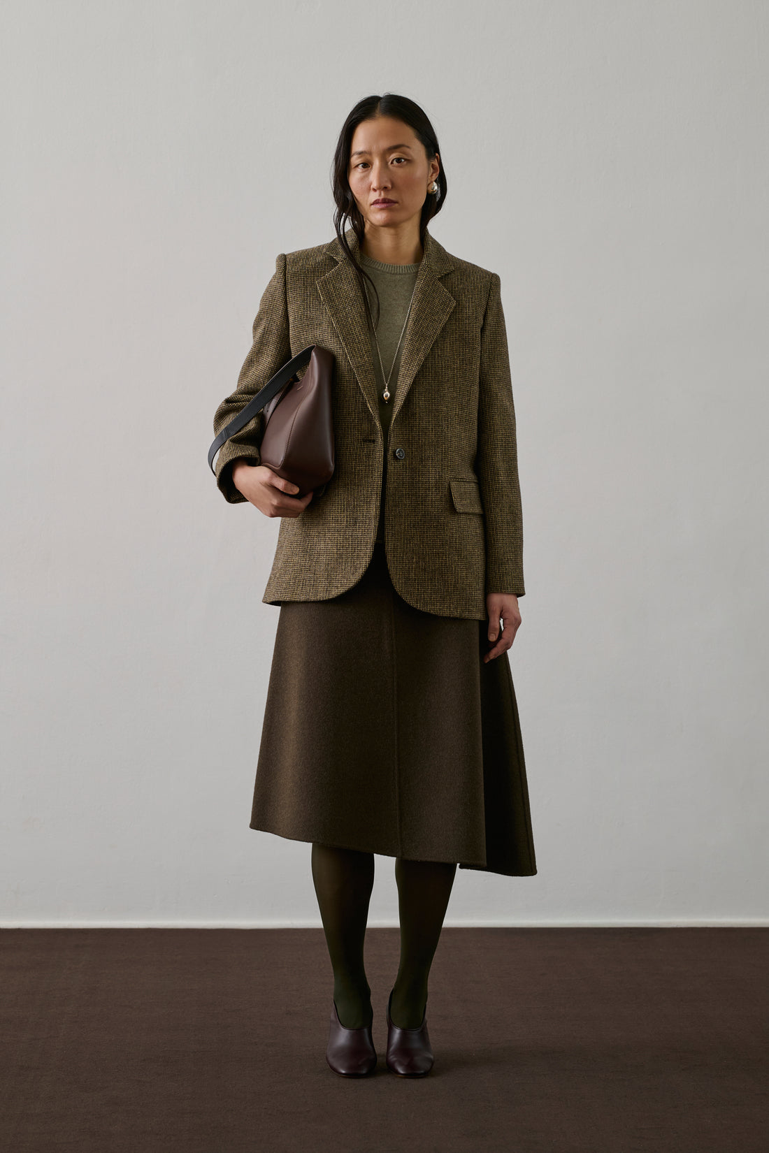 Veste Sevres - Marron/Beige - Laine - Femme