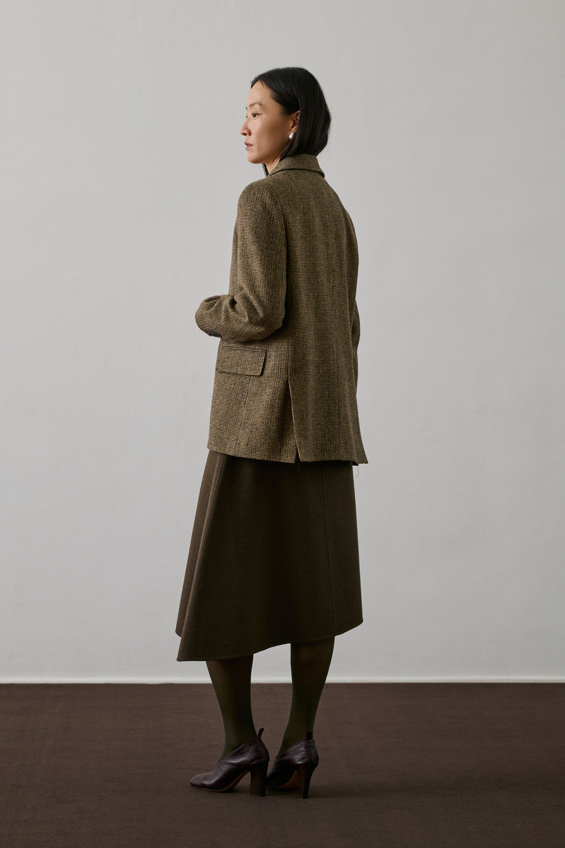 Veste Sevres - Marron/Beige - Laine - Femme