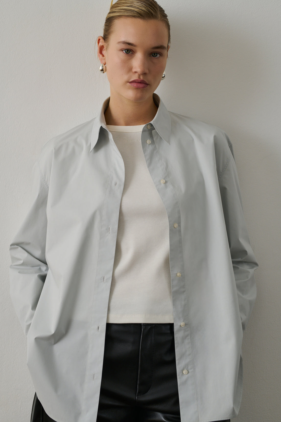 Chemise Grenade - Bleu Ciel - Coton - Femme